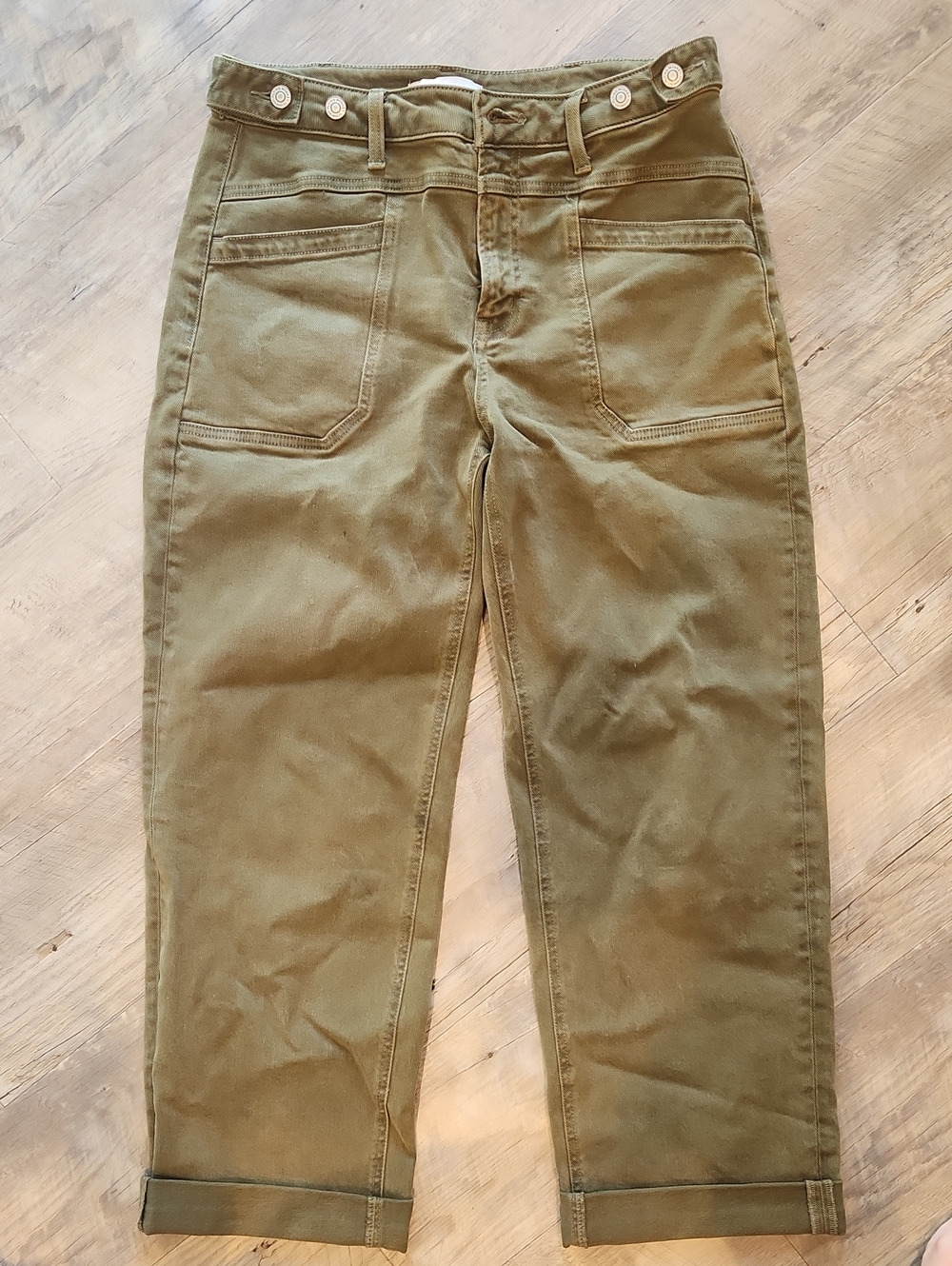 Flying Monkey Olive Utility Chinos
